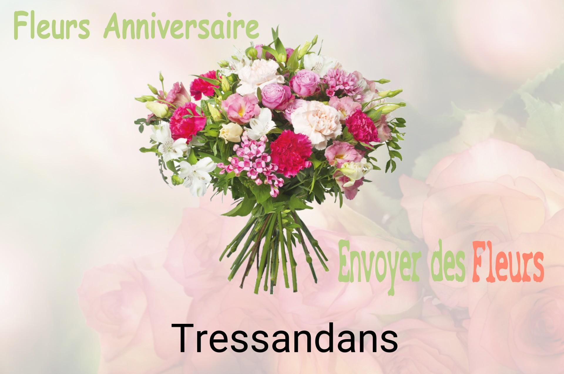 Bouquet de fleurs d’anniversaire livré à Tressandans